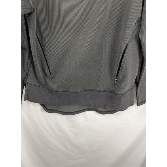 Lululemon After Asan Striped Pullover Womens Size 12 Kangaroo Pockets Cozy - Picture 2 of 11